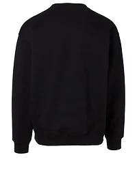 Check Face Cotton Sweater
