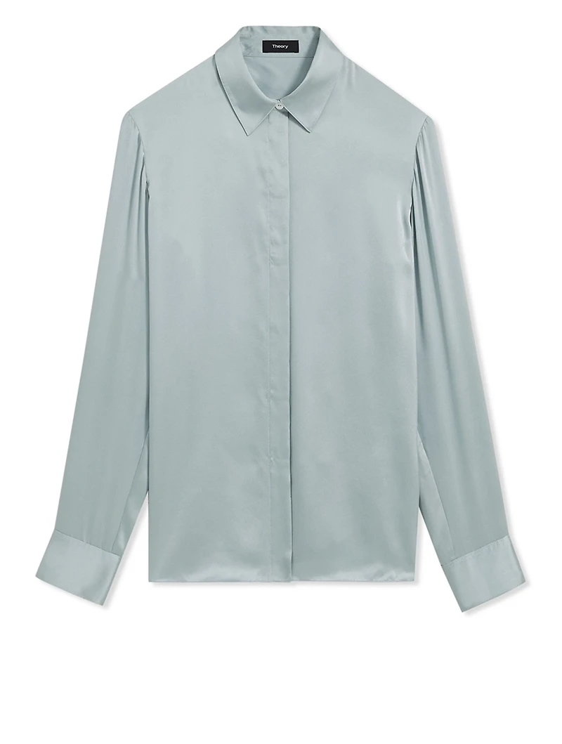 Silk Washed Satin Shirt