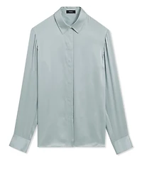 Silk Washed Satin Shirt