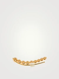 Right 18K Gold Floating Diamond Earring