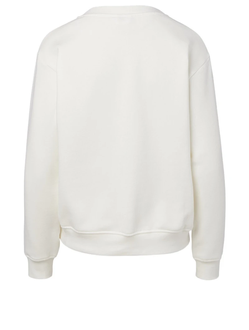 Cotton Sweatshirt With Label