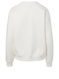 Cotton Sweatshirt With Label
