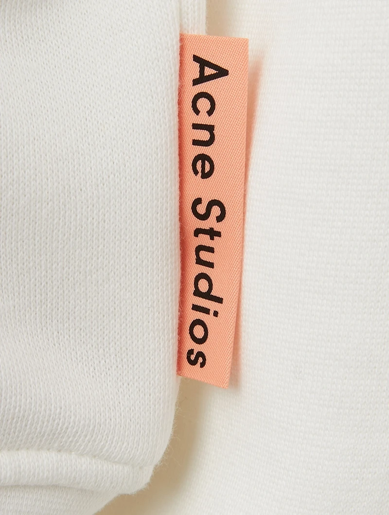 Cotton Sweatshirt With Label
