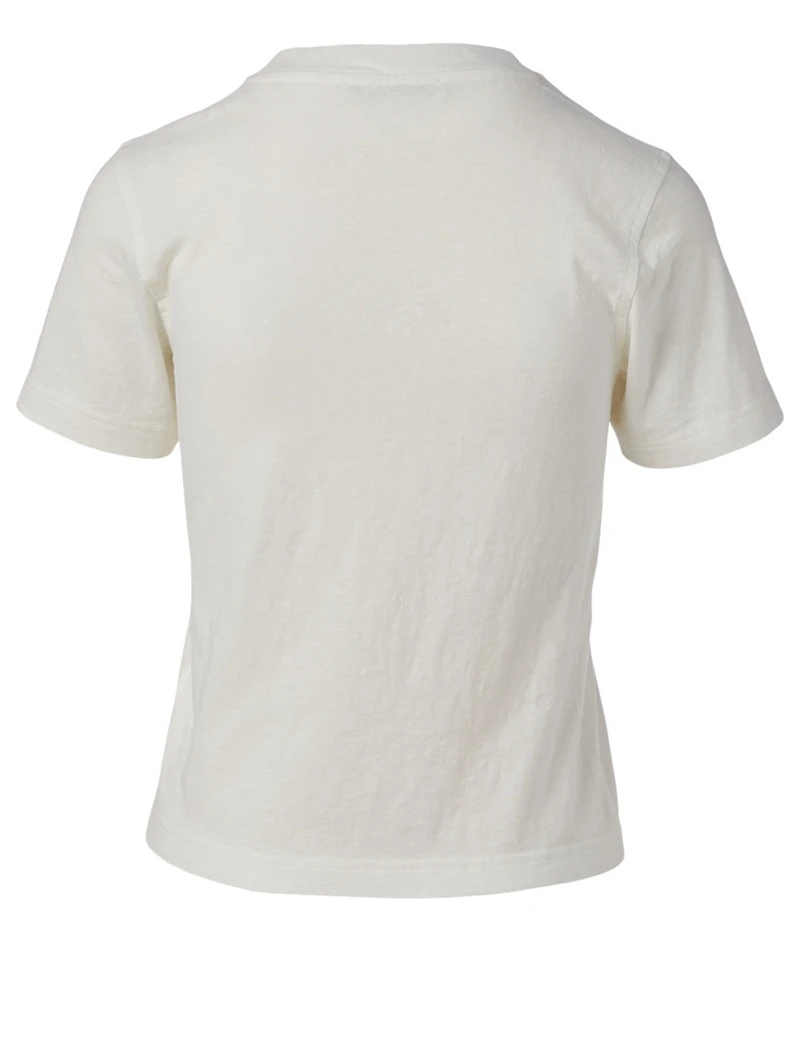 Cropped T-Shirt Headquarter Print