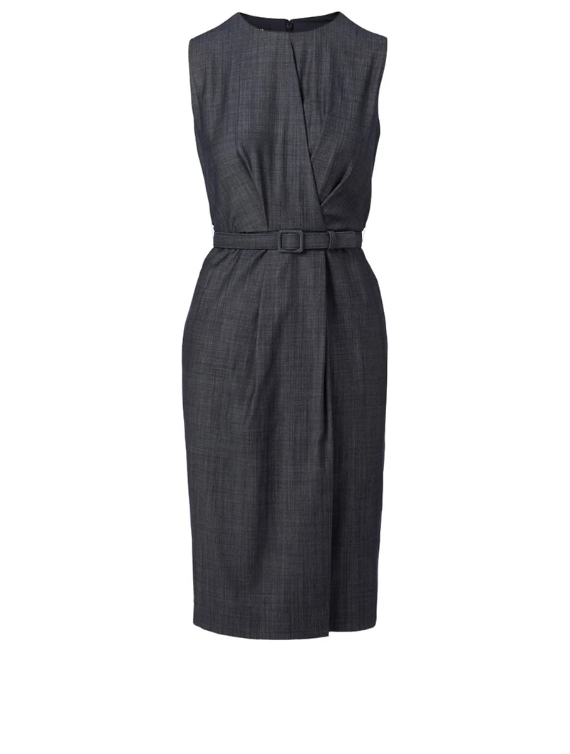Jude Wool-Blend Dress With Belt