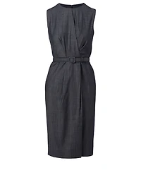 Jude Wool-Blend Dress With Belt