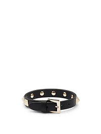 Rockstud Leather Bracelet