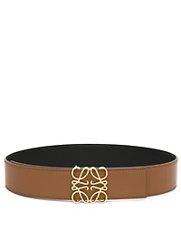 Reversible Leather Anagram Belt