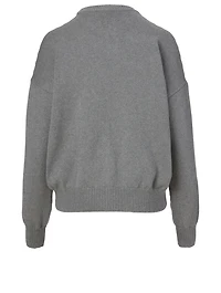 Sweater With Stitched Logo