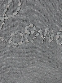Sweater With Stitched Logo