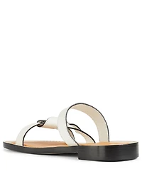 Gate Leather Flat Sandals