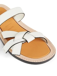 Gate Leather Flat Sandals