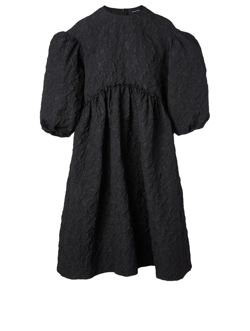 Short-Sleeve Smock Dress