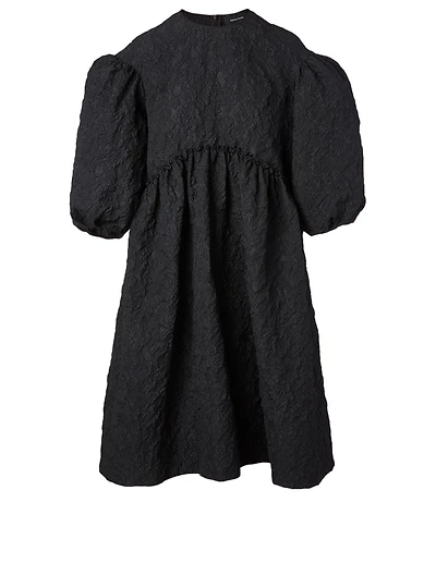 Short-Sleeve Smock Dress