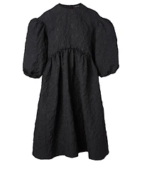 Short-Sleeve Smock Dress
