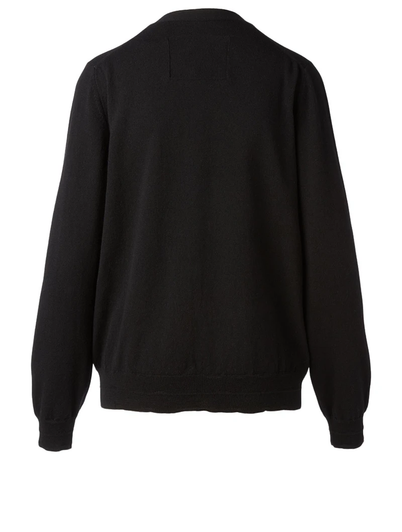 Wool And Cashmere Jewel Cardigan