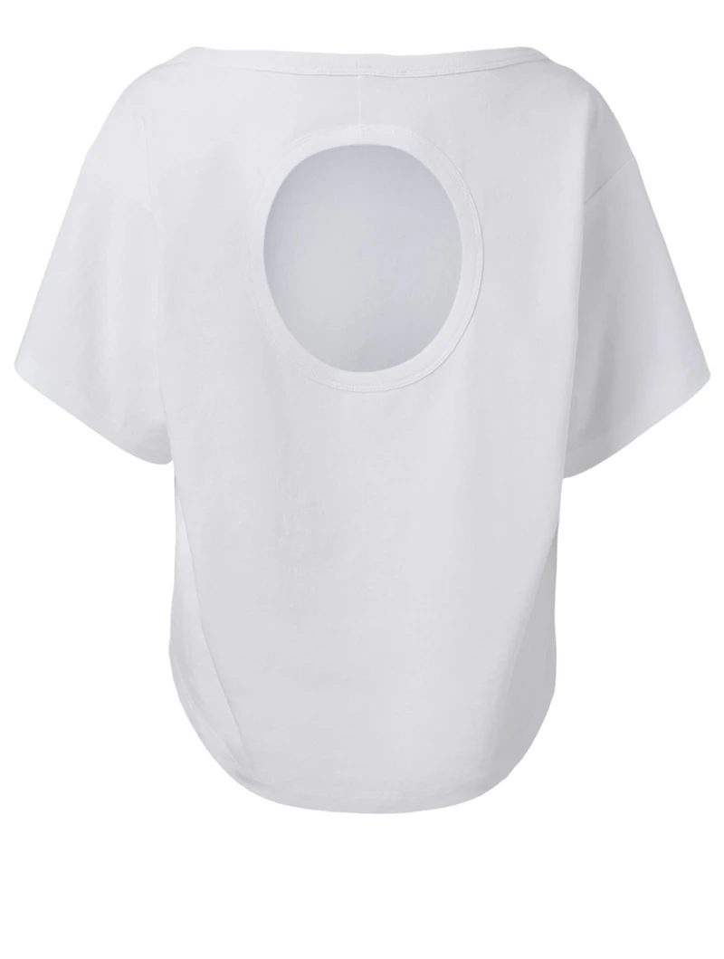 Cotton Open Back T-Shirt