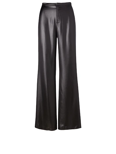 Flared High-Waisted Pants