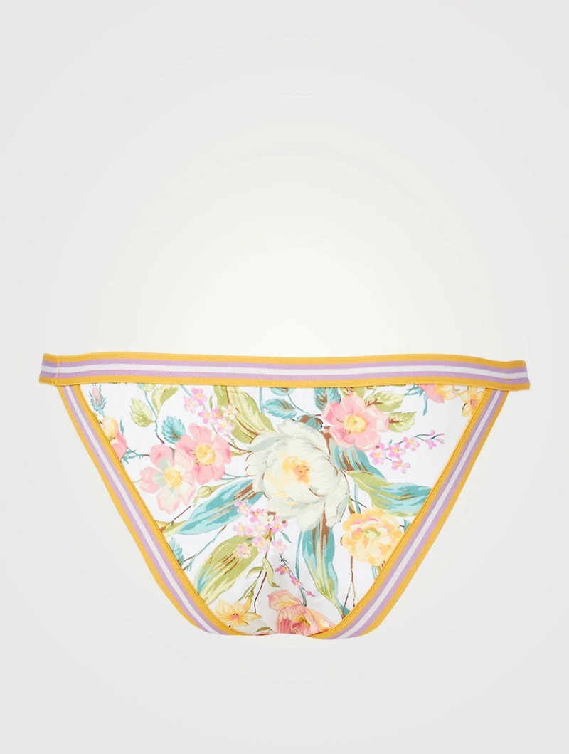 Zinnia Swim Bottoms Floral Print