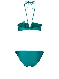 Freja Curved Frill Two-Piece Bikini Set