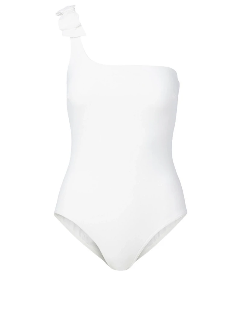 Peggy Bow Shoulder One-Piece Swimsuit