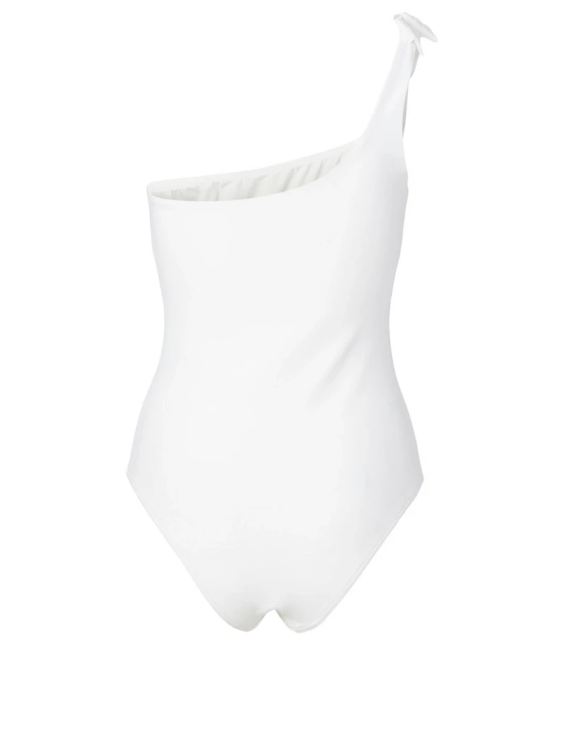 Peggy Bow Shoulder One-Piece Swimsuit