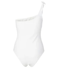 Peggy Bow Shoulder One-Piece Swimsuit