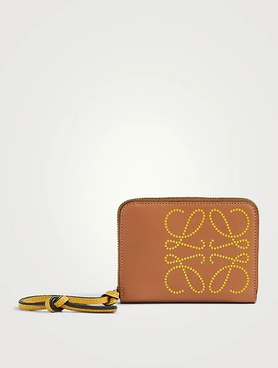 Brand Six-Card Leather Zipper Card Holder