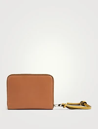 Brand Six-Card Leather Zipper Card Holder