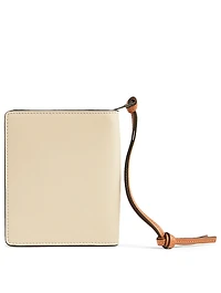 Brand Leather Compact Zip Wallet