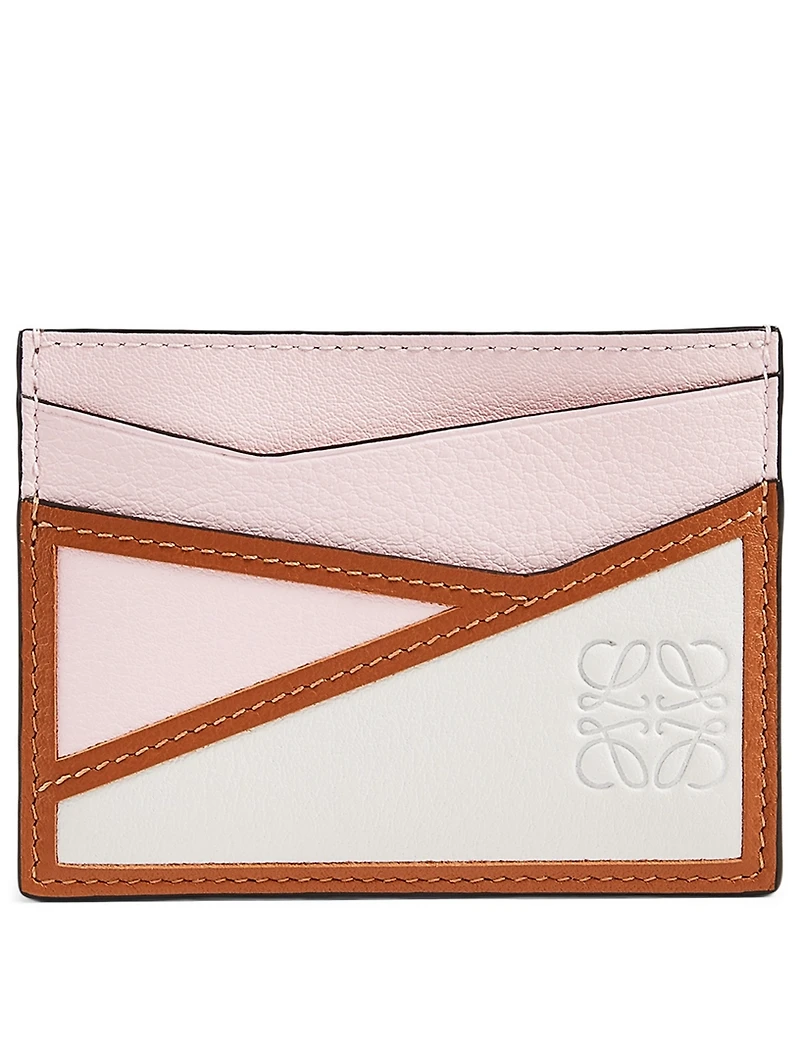 Puzzle Leather Card Holder