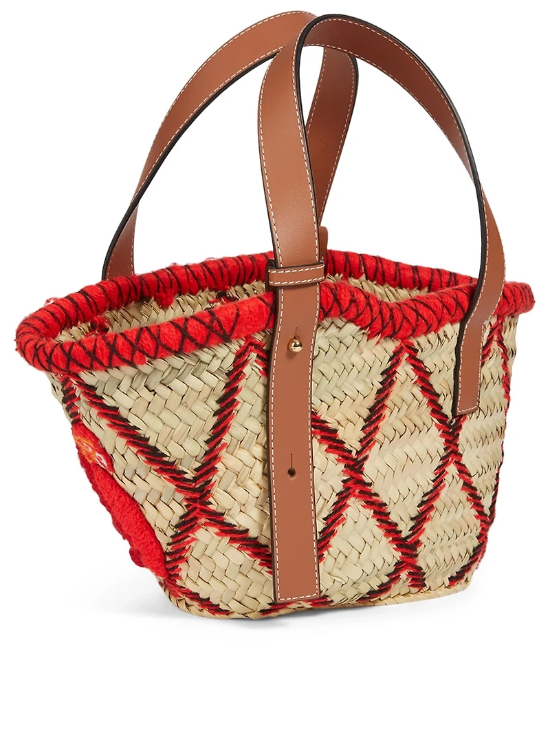 Small Basket Animales Bag