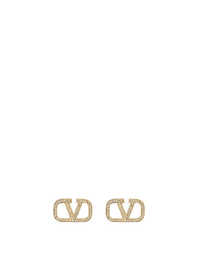 VLOGO Earrings With Crystals