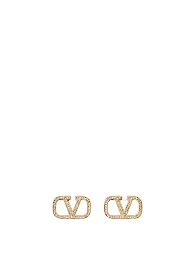 VLOGO Earrings With Crystals