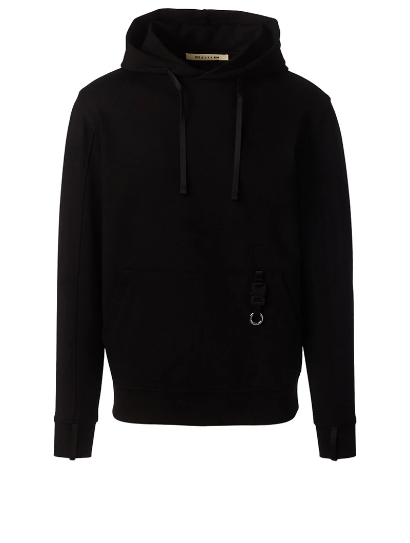 Long-Sleeve Hoodie With Buckle
