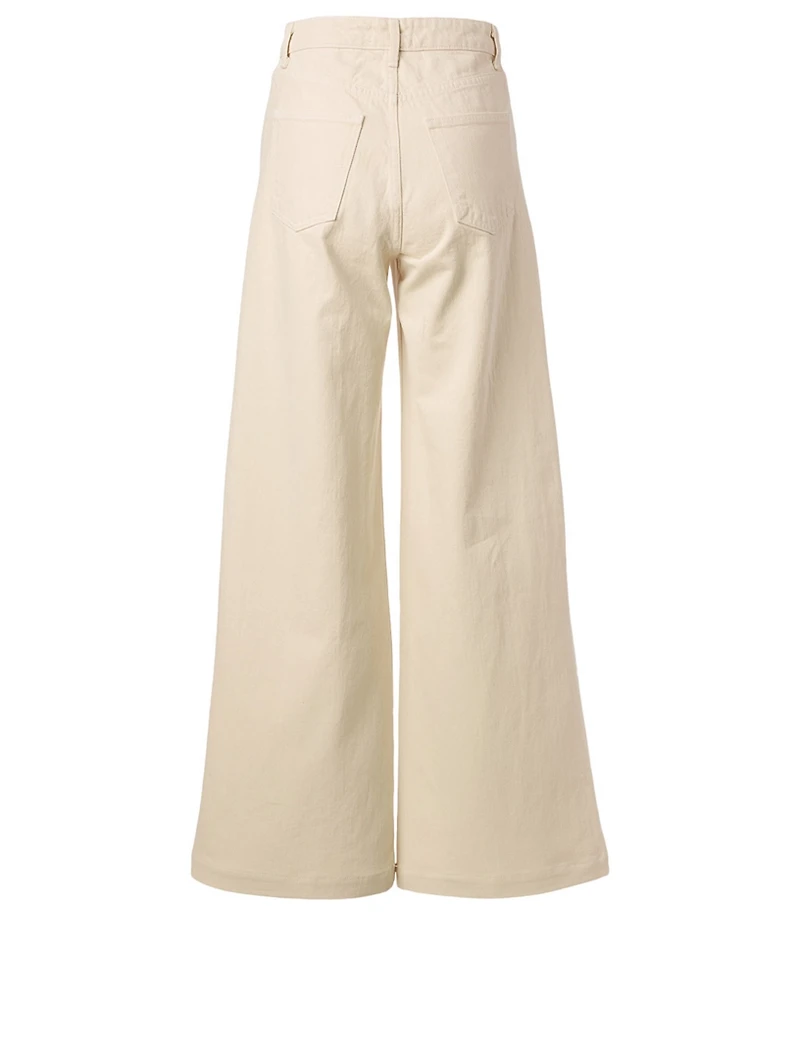 Wide Leg High-Rise Jeans