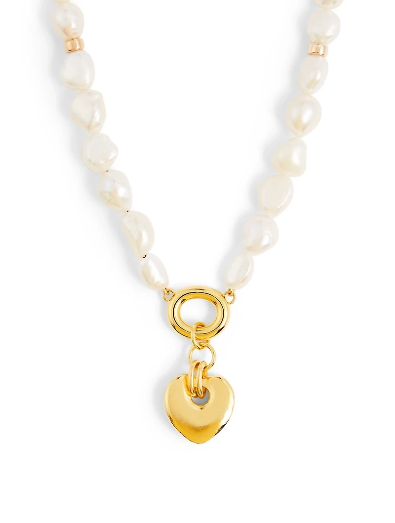 Heartbreak Necklace With Pearls
