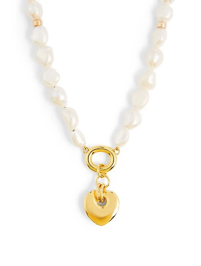 Heartbreak Necklace With Pearls