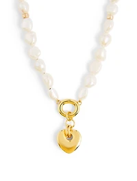Heartbreak Necklace With Pearls
