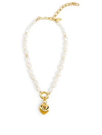 Heartbreak Necklace With Pearls