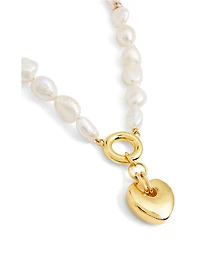 Heartbreak Necklace With Pearls