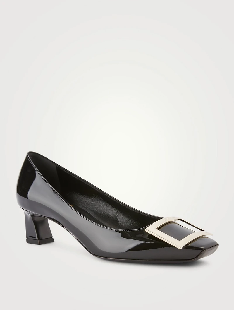 Belle Vivier Trompette 45 Patent Leather Pumps