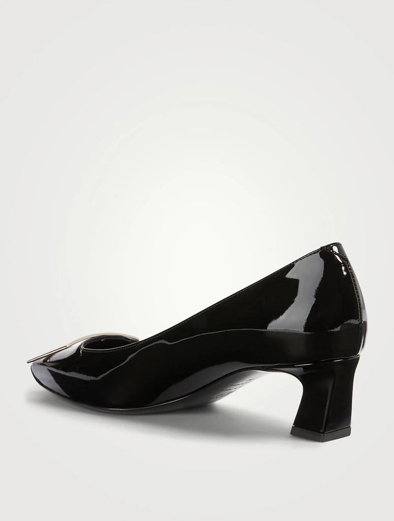 Belle Vivier Trompette 45 Patent Leather Pumps