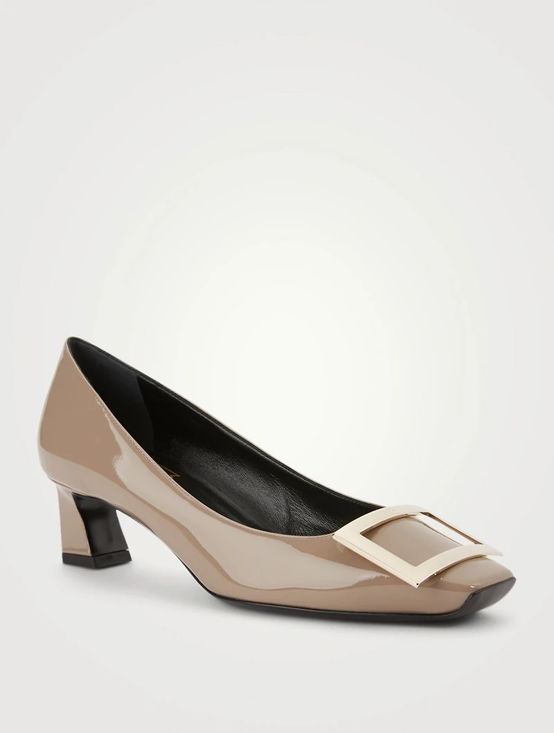 Belle Vivier Trompette 45 Patent Leather Pumps