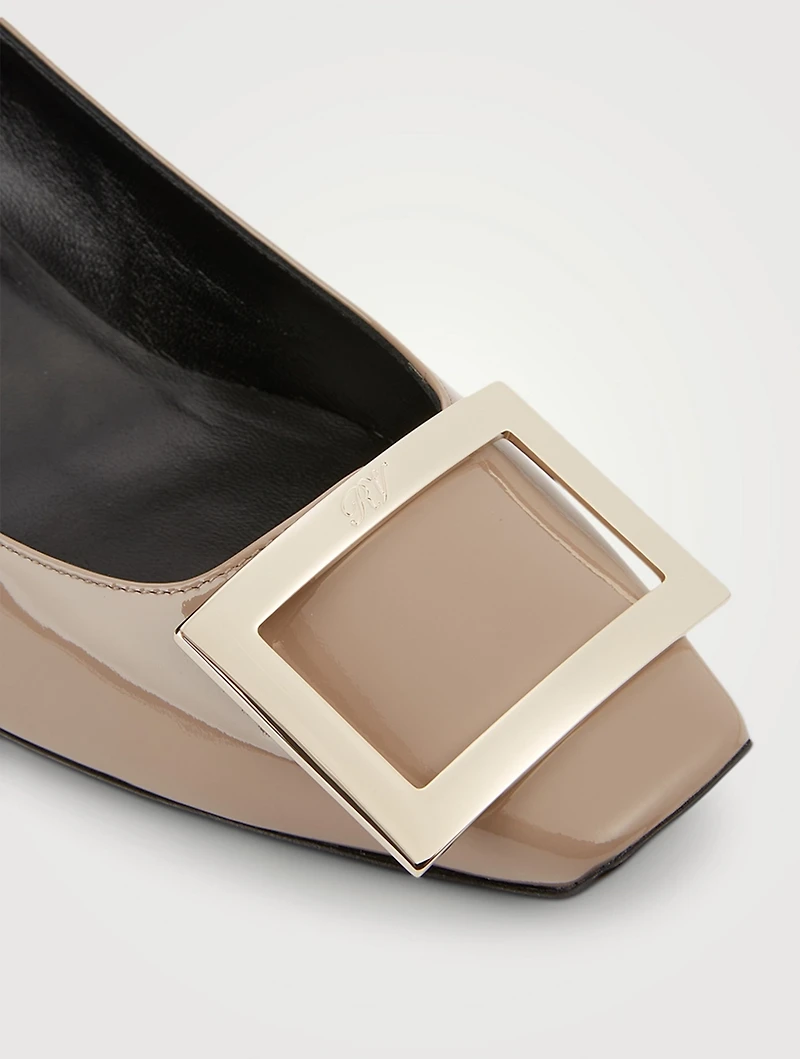 Belle Vivier Trompette 45 Patent Leather Pumps