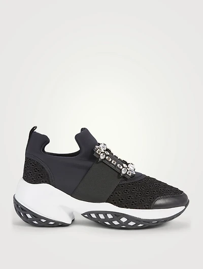 Viv' Run Strass Mesh Neoprene Sneakers