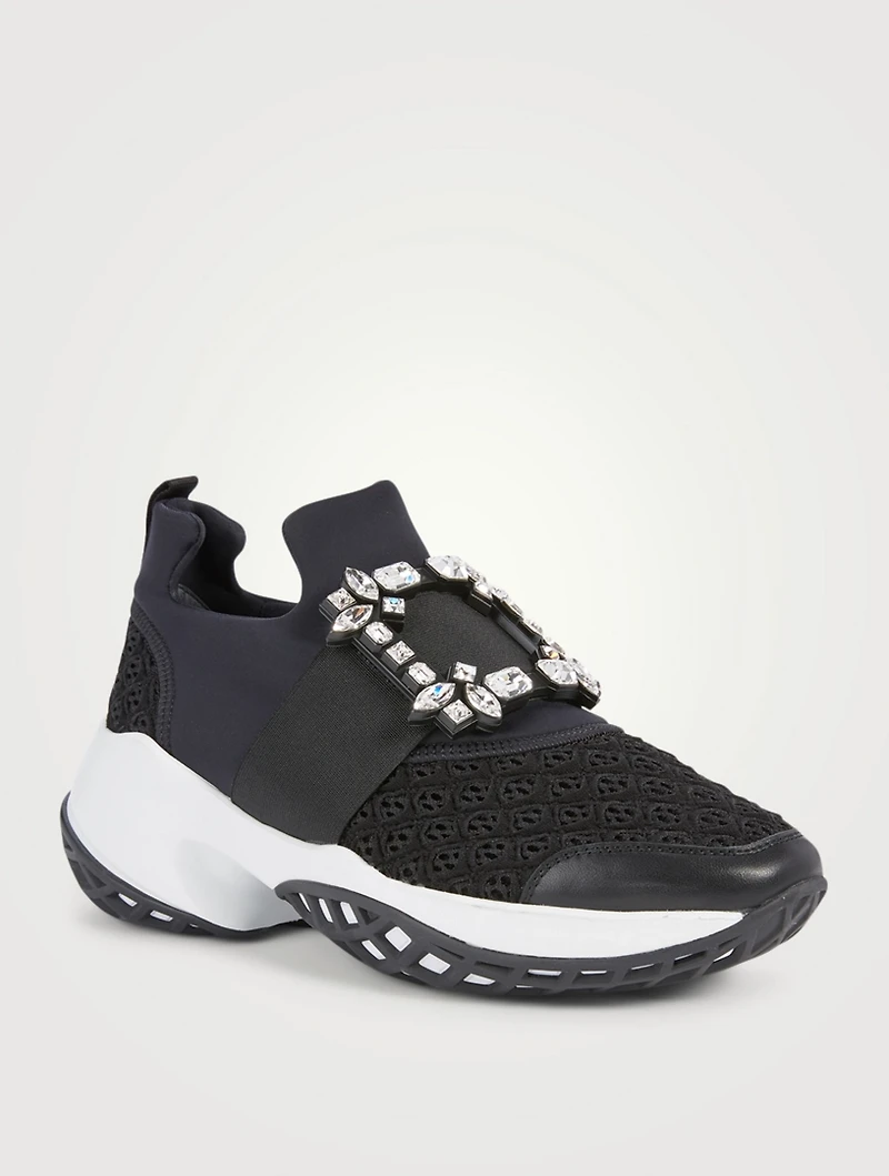 Viv' Run Strass Mesh Neoprene Sneakers