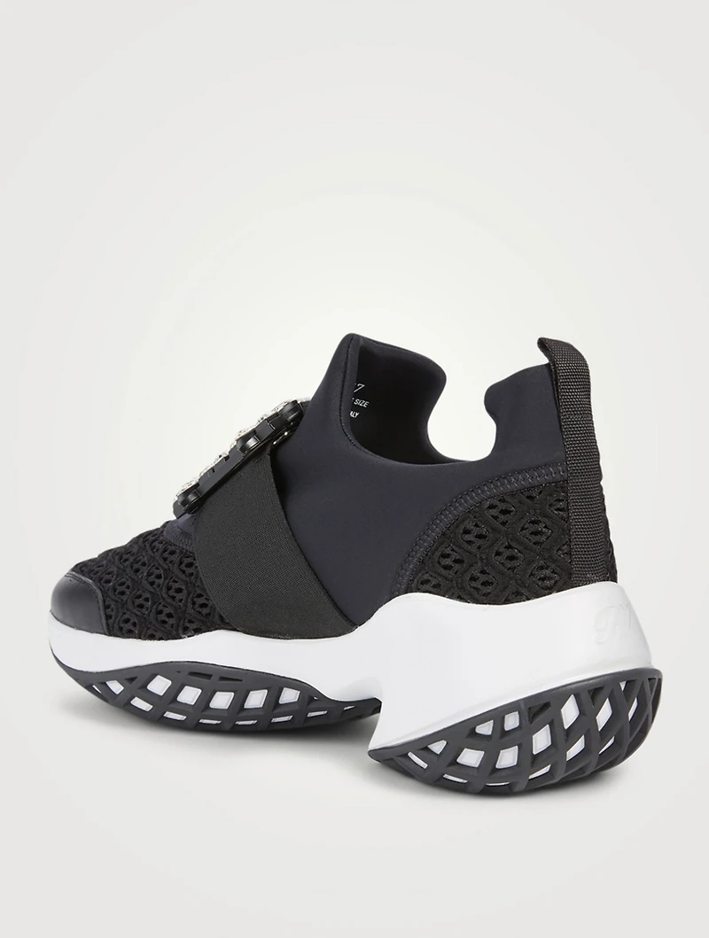 Viv' Run Strass Mesh Neoprene Sneakers