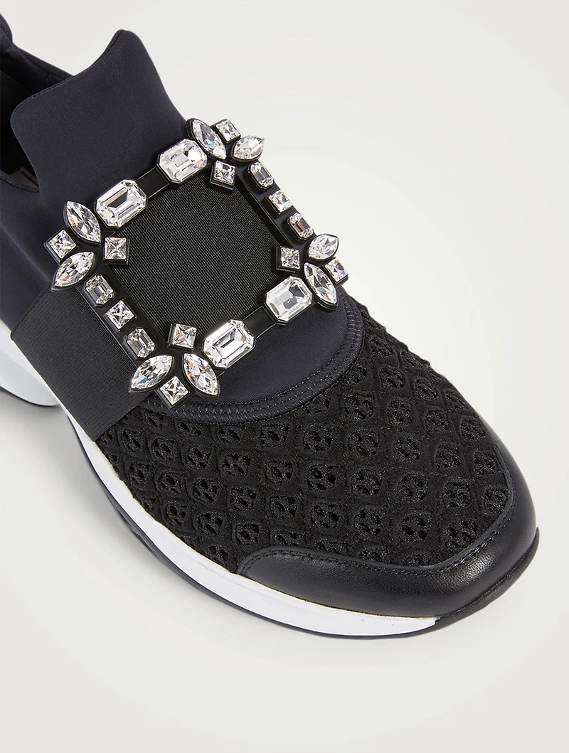 Viv' Run Strass Mesh Neoprene Sneakers