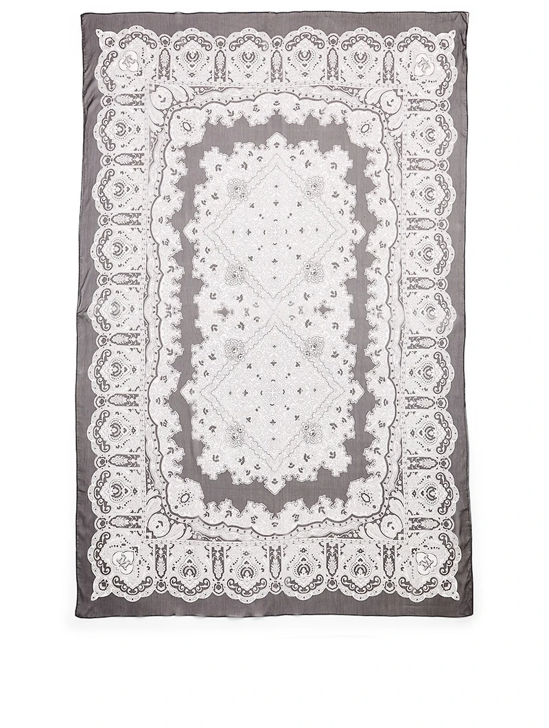 Gerbera Silk Scarf